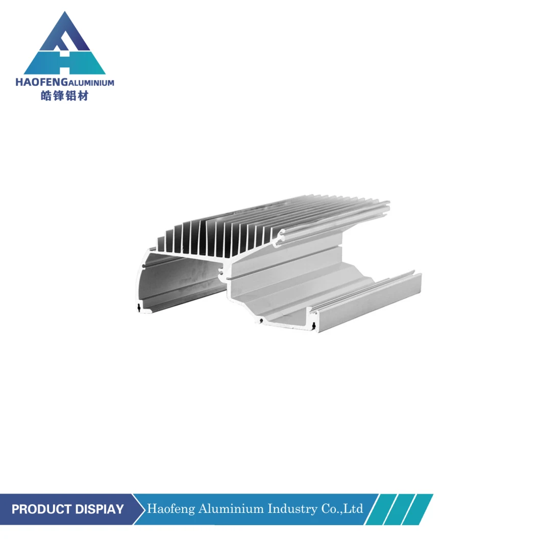 Customed Anodized Alu Dense Fin Heat Sink Aluminium Profile