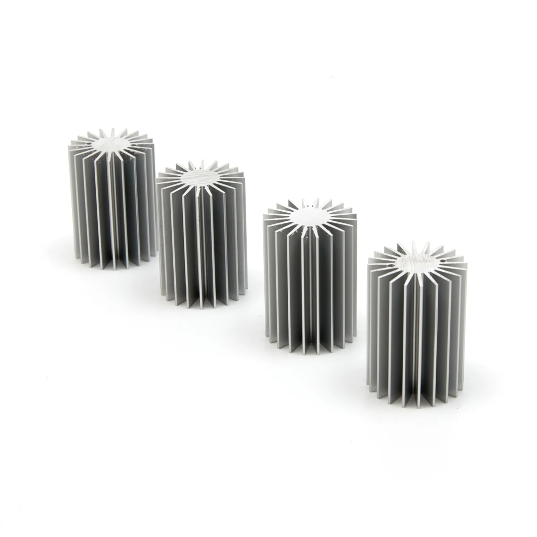 Aluminum Extrusion Anodized LED Heat Sink Parts Aluminium Profiles