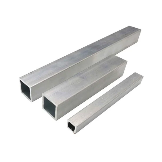 10 12 mm strukturelle 5083 H111-Aluminium-Vierkantrohre, Preis pro Fuß, 1 Zoll schwarzes Vierkantrohr zum Verbinden von 8 Fuß-Aluminium-Vierkantrohren