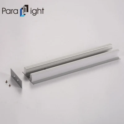 Pxg-5015 Silber eloxiertes LED-Aluminiumprofil zur Oberflächenmontage mit Kühlkörperstreifen