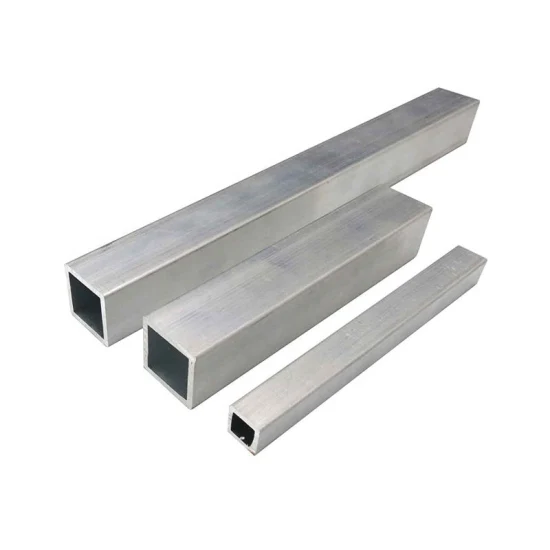 1 Zoll 2 Zoll 3 Zoll 6061 6063 7075 Aluminium-Vierkantrohr Aluminiumrohr Rechteckrohr Dünnwandiges Aluminiumrohr In meiner Nähe