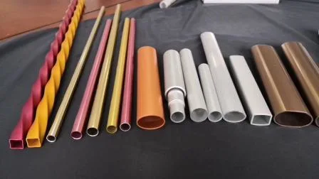 China Custom Profile Aluminium Extrusion rund/quadratisch/oval extrudiertes Rohr/Schläuche/Rohr/Rohrleitung